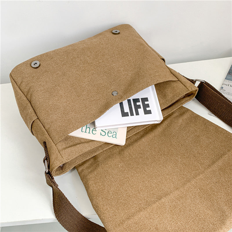Multifunksjonell messenger bag med justerbar skulderrem Skanto