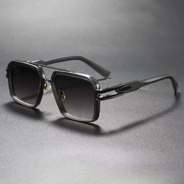 Dame moterik solbrille med stilige kvadratiske rammer Skanto