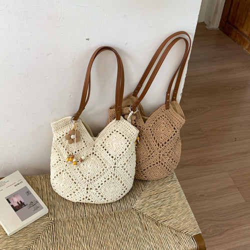 Håndlagd Makramee Shopper Bag Skanto