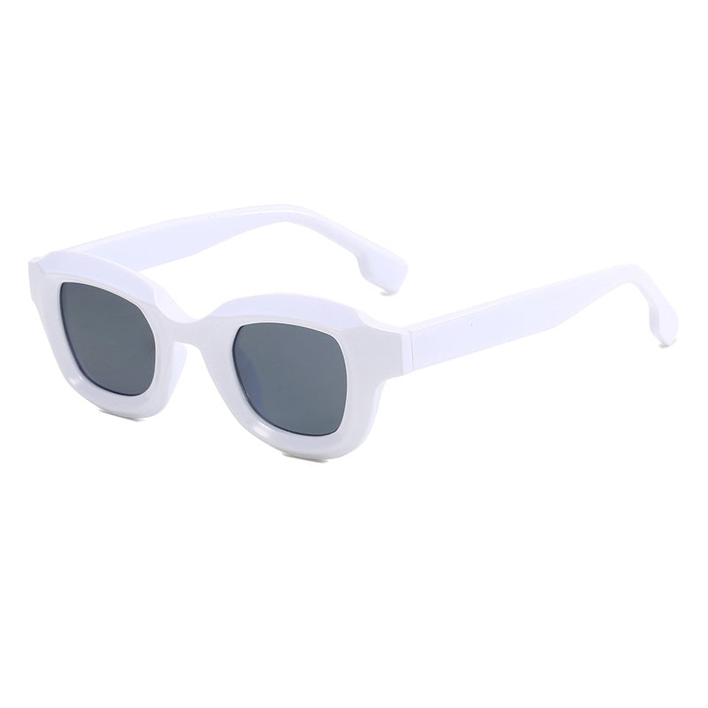 Dame Moderne Geometrisk Solbrille Skanto