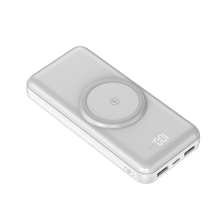 Bærbar powerbank med trådløs hurtiglading og intelligent ladeindikator Skanto