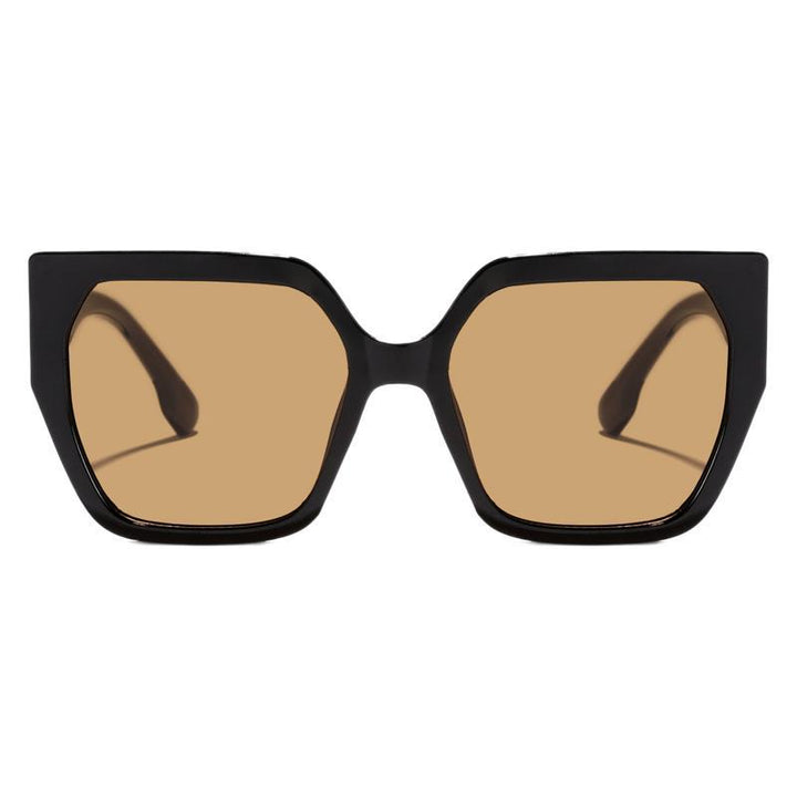 Dame oversized kvadratisk solbrille med enestående komfort og moderne design Skanto