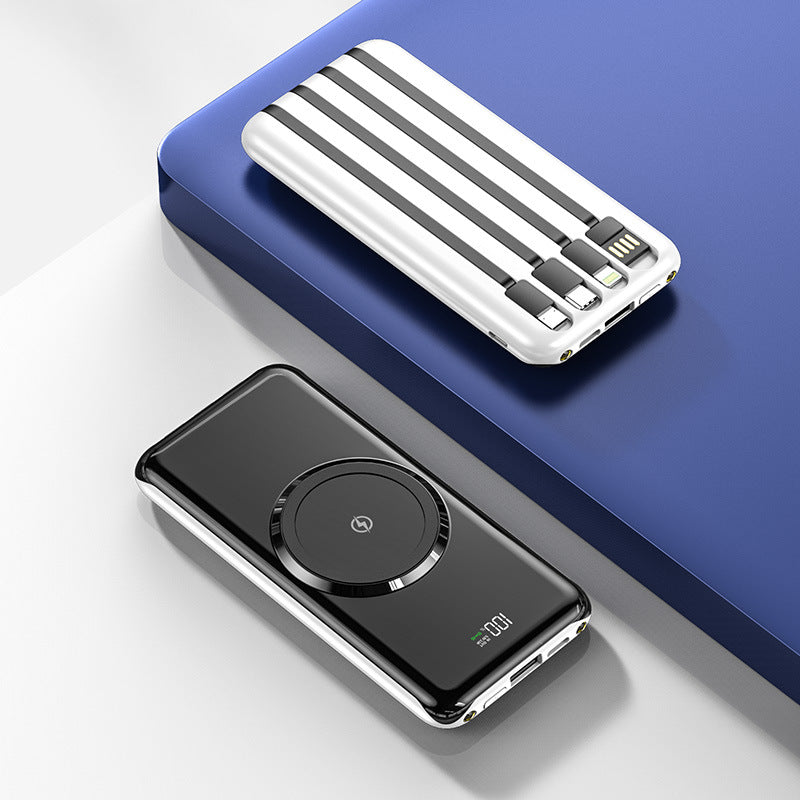 Bærbar powerbank med hurtigladingsfunksjon og LED-skjerm Skanto