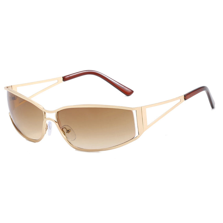 Dame sporty solbriller med moderne ramme Skanto