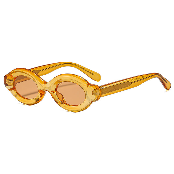 Dame moteriktig solbrille med unikt design Skanto