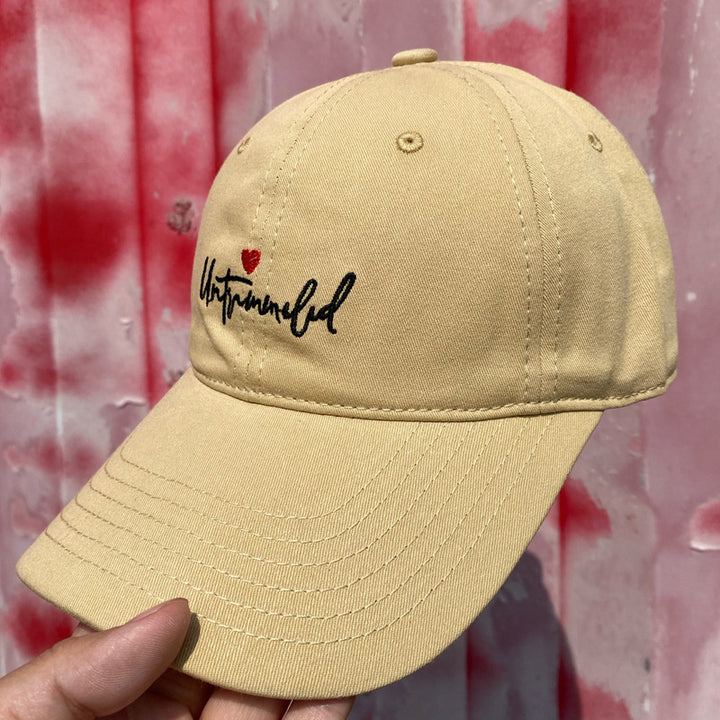 Kvinnenes broderte justerbare caps Skanto