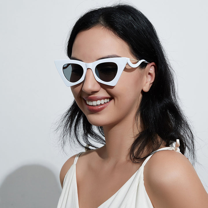 Damer Cat-Eye solbriller Skanto