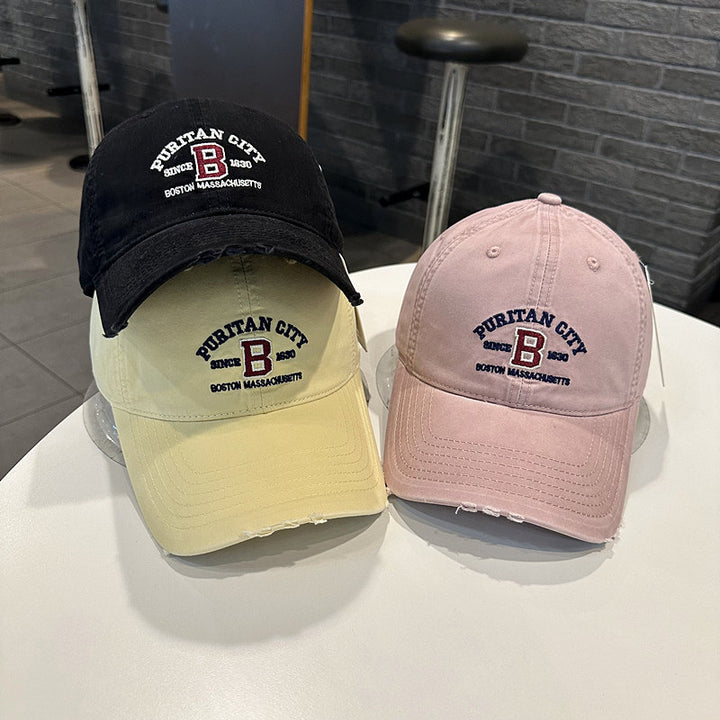 Herre Vintage-inspirert Brodert Baseball Caps Skanto