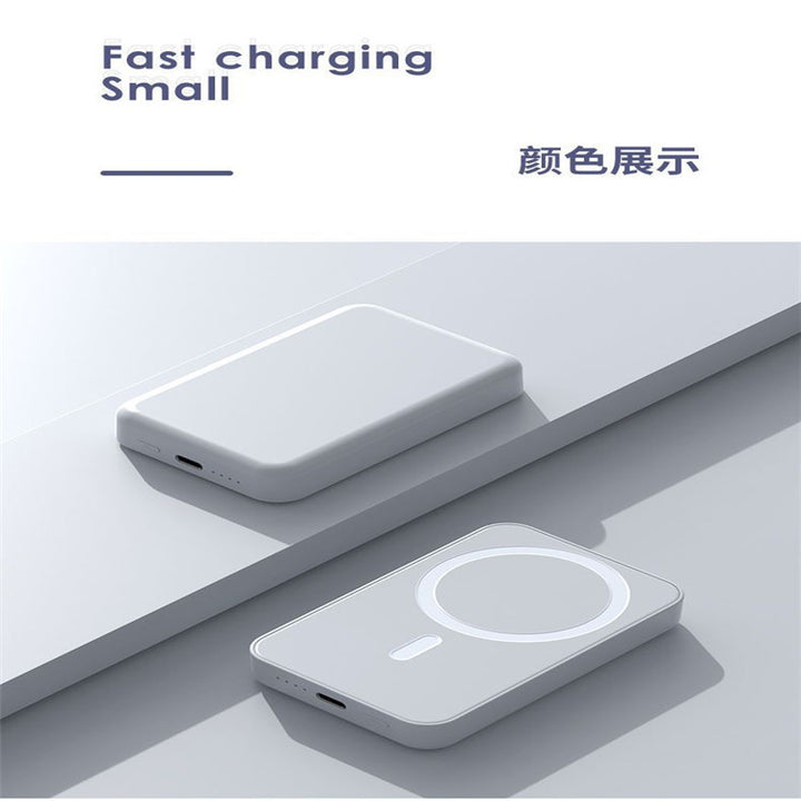 Bærbar powerbank med trådløs hurtiglading og innovativt design Skanto