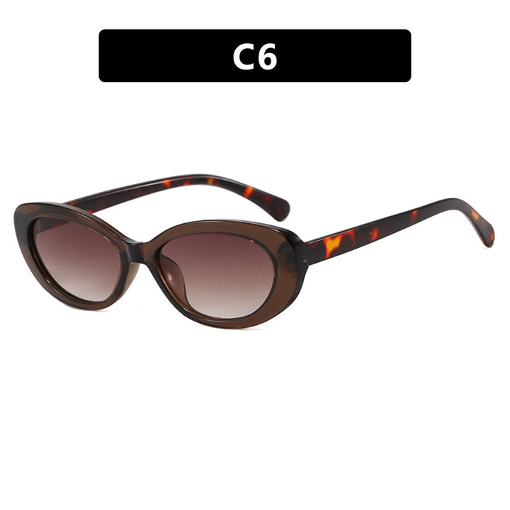 Dame moter Cat-Eye solbriller med UV-beskyttelse og elegant ramme Skanto
