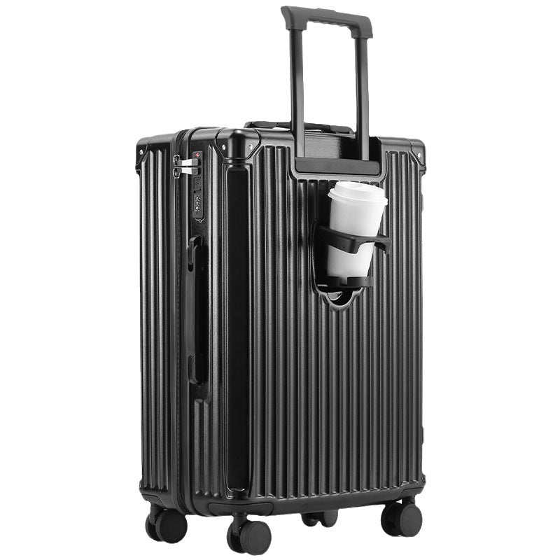 Unisex Reisevennlig Hard Shell Koffert med Integrert Drikkeholder Skanto