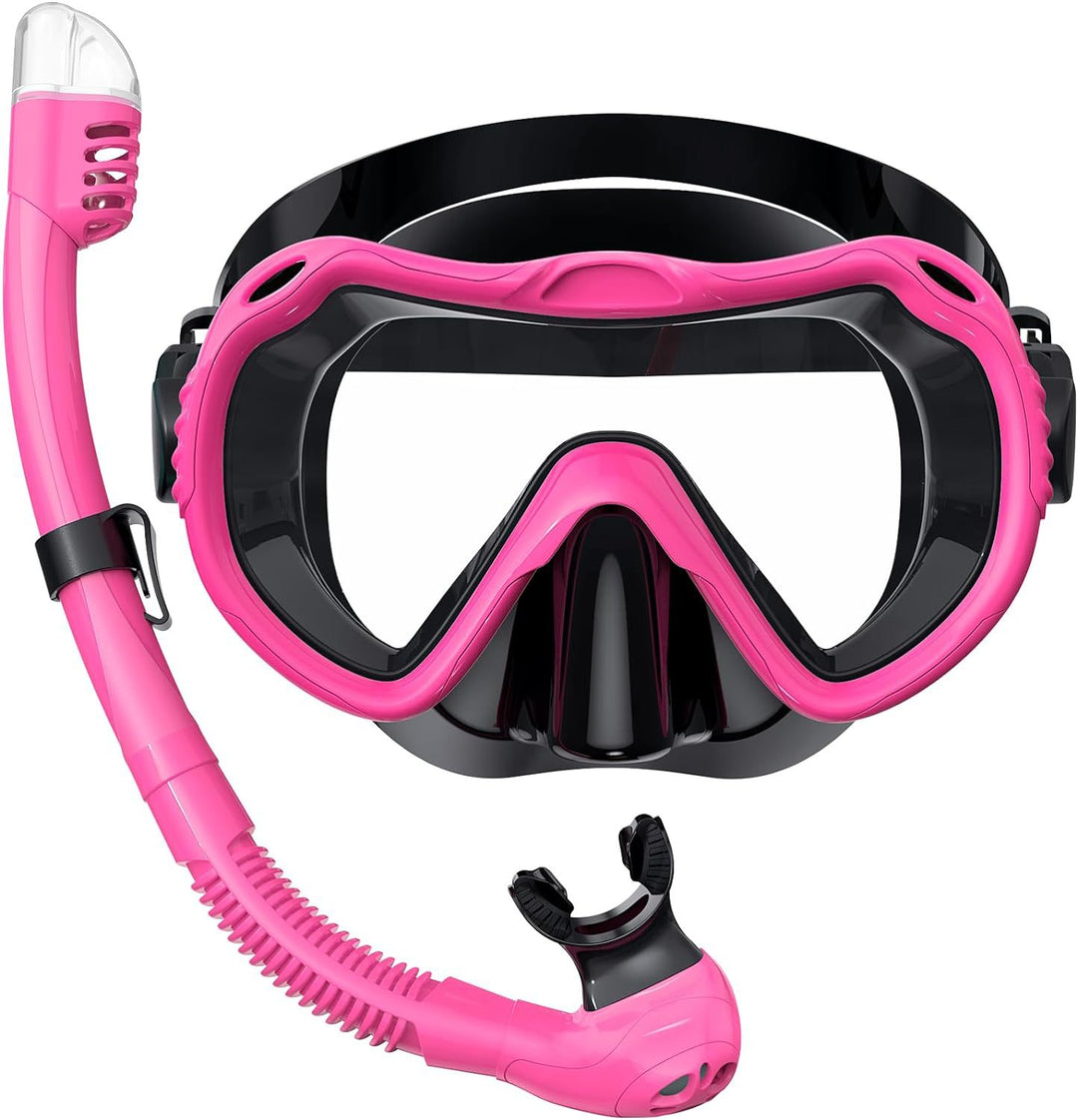 Tauchmaske med Fit-teknologi og ergonomisk snorkel Skanto