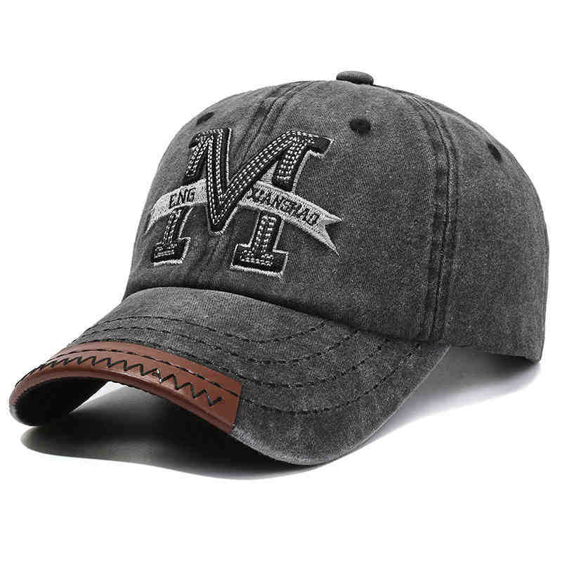 Herre Vintage Brodert Baseball Caps Skanto