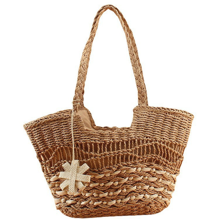 Håndlagd strandveske Skanto