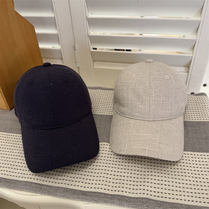 Kvinnenes Casual Teksturert Bomull Baseball Caps Skanto