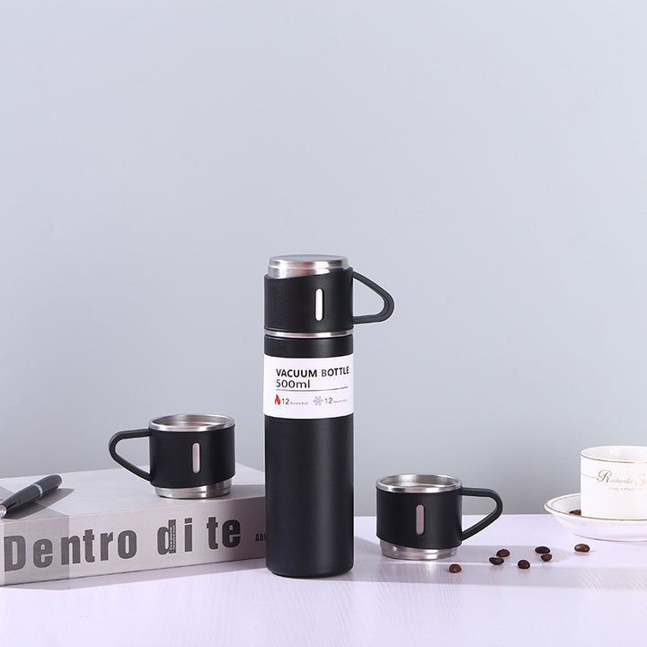 Dame Thermosett med kaffekopper og isolasjonsflaske Skanto