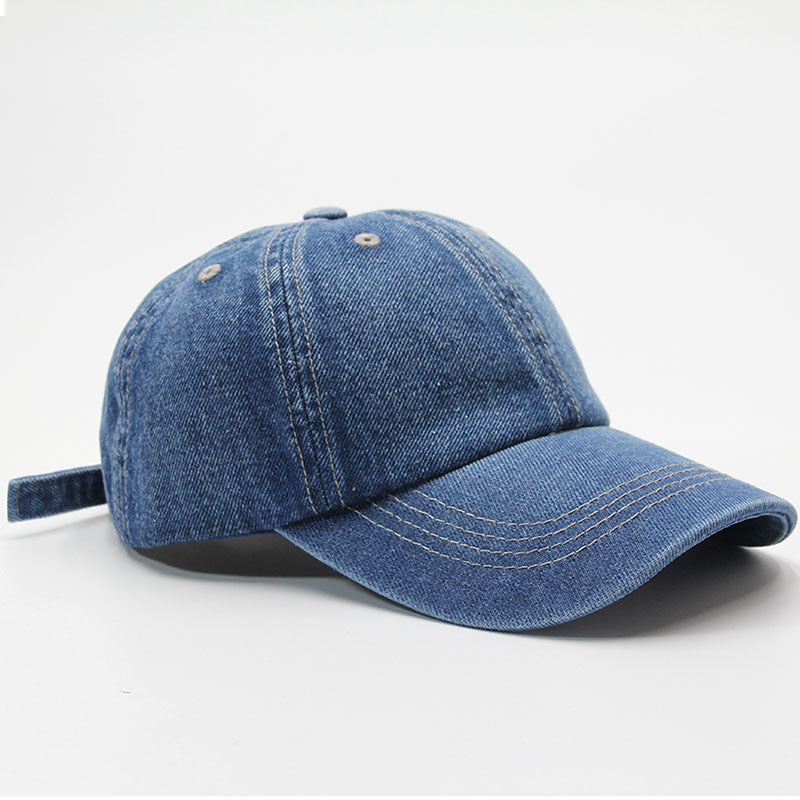 Kvinners Uformelle Justerbare Denim Baseball Caps Skanto