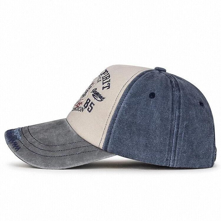 Herre Vintage-Inspirert Ulv Grafisk Baseballcaps Skanto