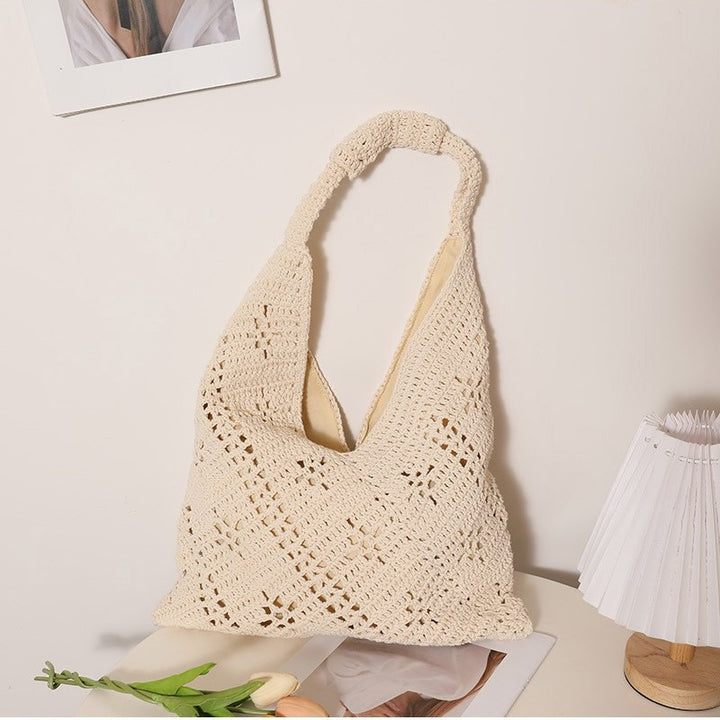 Håndknutet Tote-Bag I V-Design Skanto