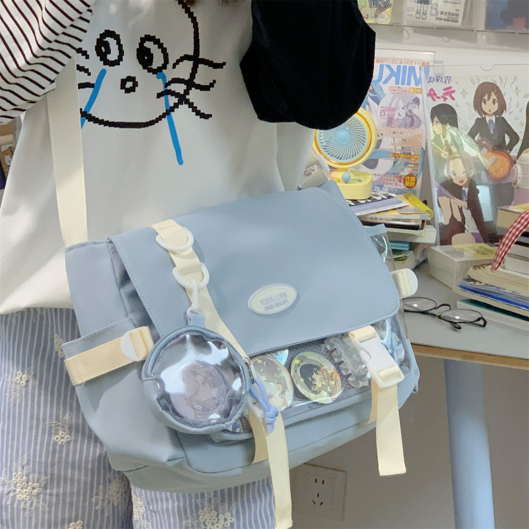Klassisk Messenger Bag Skole Rygsekk