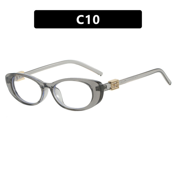 Dame elegant Cat-Eye solbriller med fine aksenter Skanto