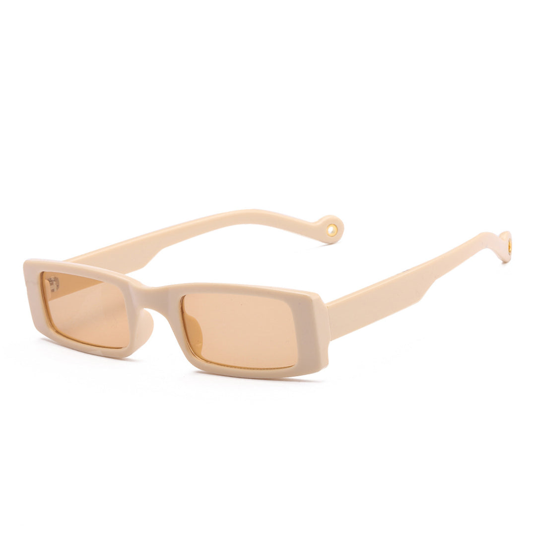 Dame moteriktig solbrille med trendy leopardmønster Skanto