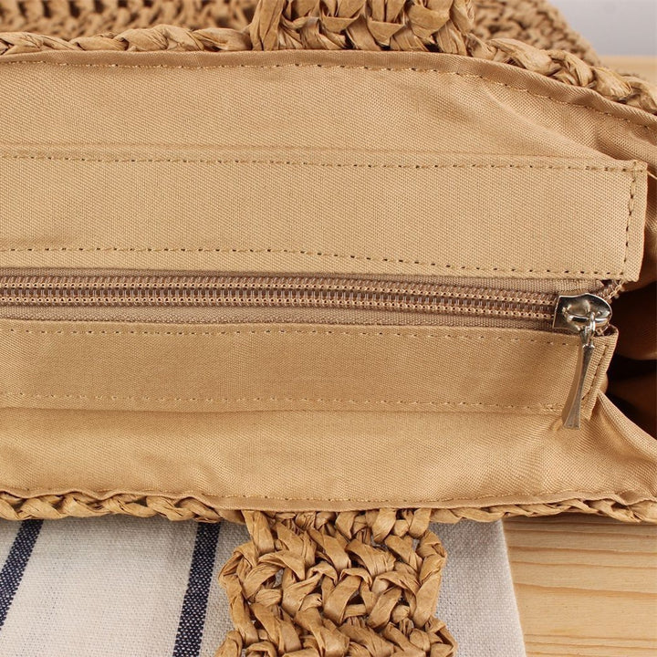 Flettet handlebag i minimalistisk design Skanto