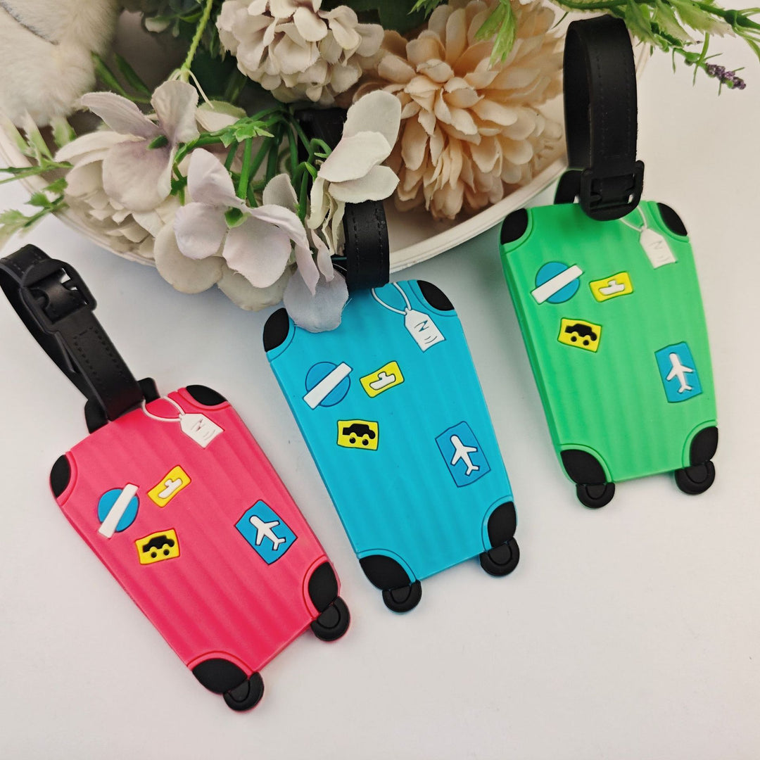 Unisex Bagasjeetikett i lekent reiseveske-design Skanto