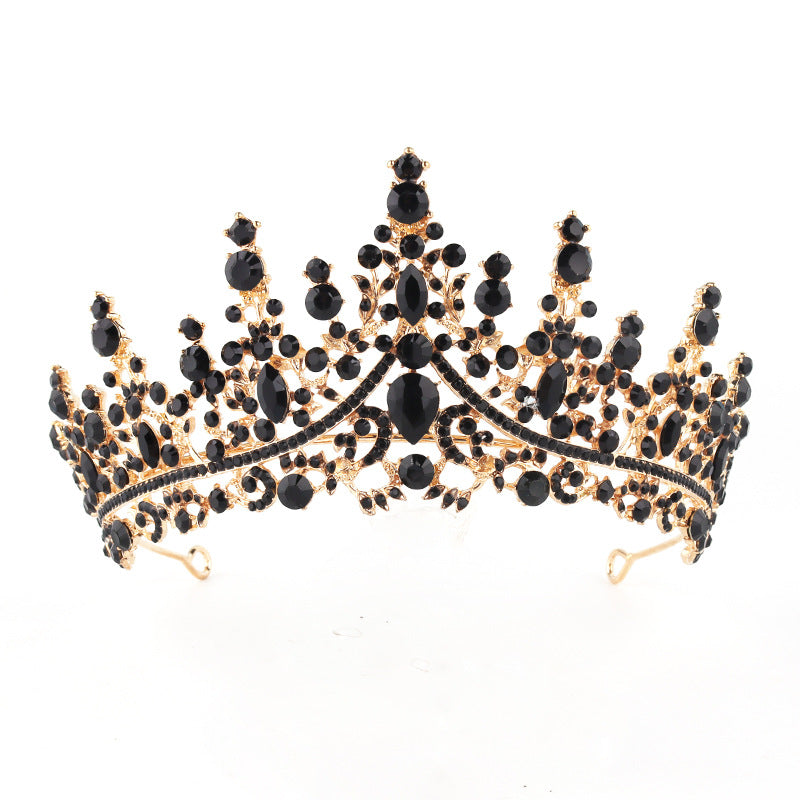 Dame Strass Tiara med glitrende edelstener Skanto