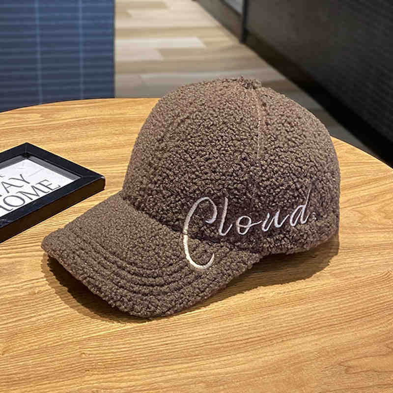 Kvinne Fluffy Teksturert Baseball Cap Skanto