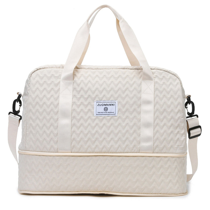 Sporty tote bag with structured outer material Skanto
