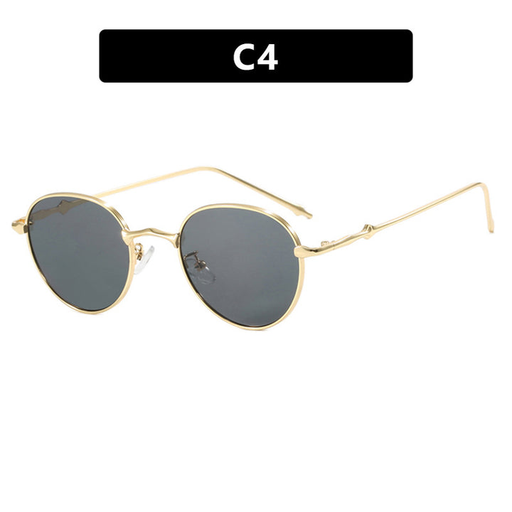 Dame elegant solbrille i moderne oval design Skanto