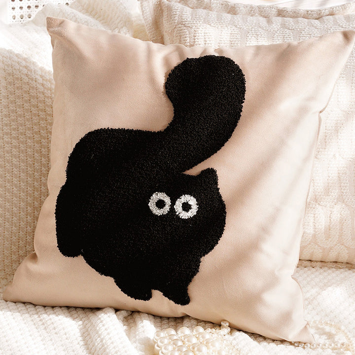 Damer Strukturert Putetrekk med Elegant Stripet Design Skanto