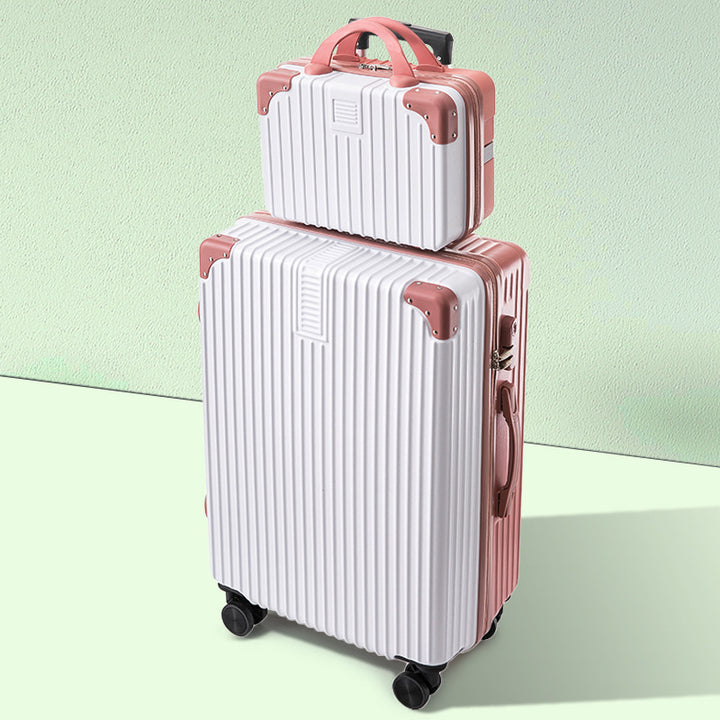 Dual-Compartment Hard Shell Luggage Set Skanto
