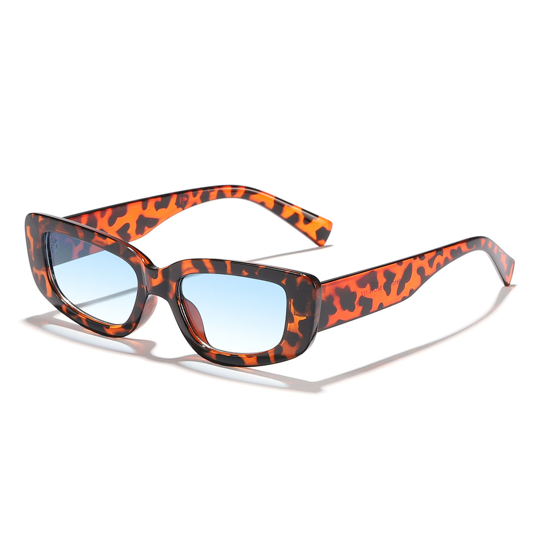 Damer moteriktig Cat-Eye solbrille med bred plastikkramme og UV-beskyttelse Skanto