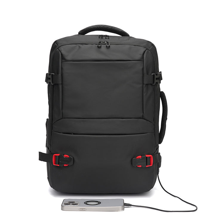 Multi-Funksjonell Laptop-Ryggsekk med Vannavvisende Design og Ergonomiske Bæreremmer Skanto