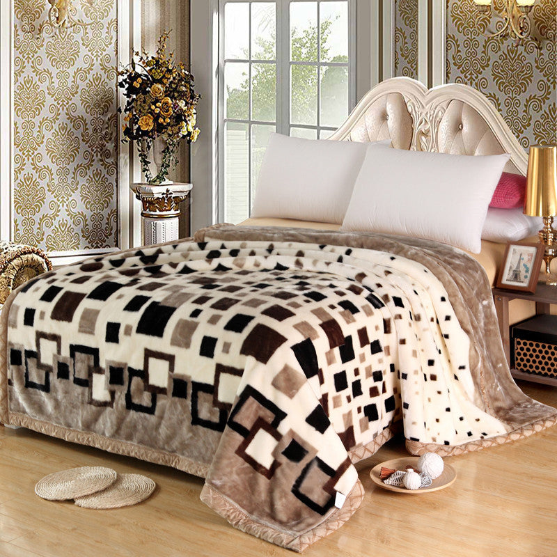 Damer Koselig Fleece-teppe med dyremotiv Skanto