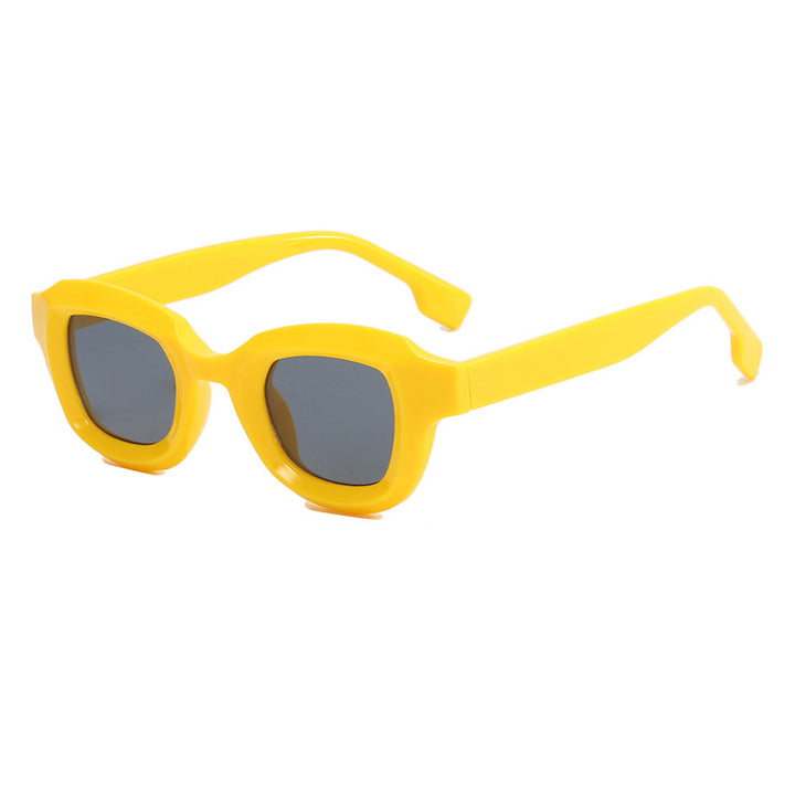 Dame Moderne Geometrisk Solbrille Skanto