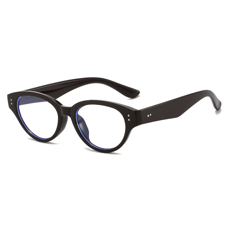Dame Cat-Eye solbriller med retro-inspirert rammestruktur Skanto