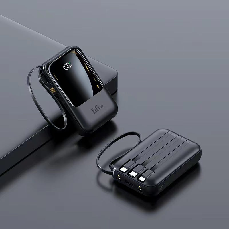 Multifunksjonell powerbank med digital ladeindikator Skanto