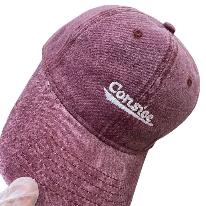 Herres Slitt Justerbar Denim Baseball Cap Skanto