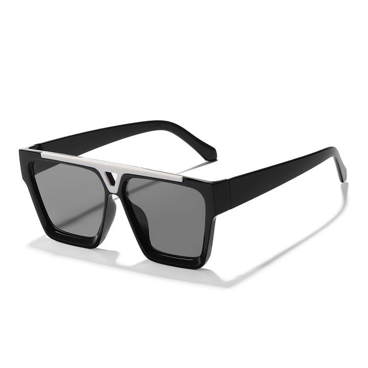 Dame trendy solbriller med minimalistisk ramme Skanto
