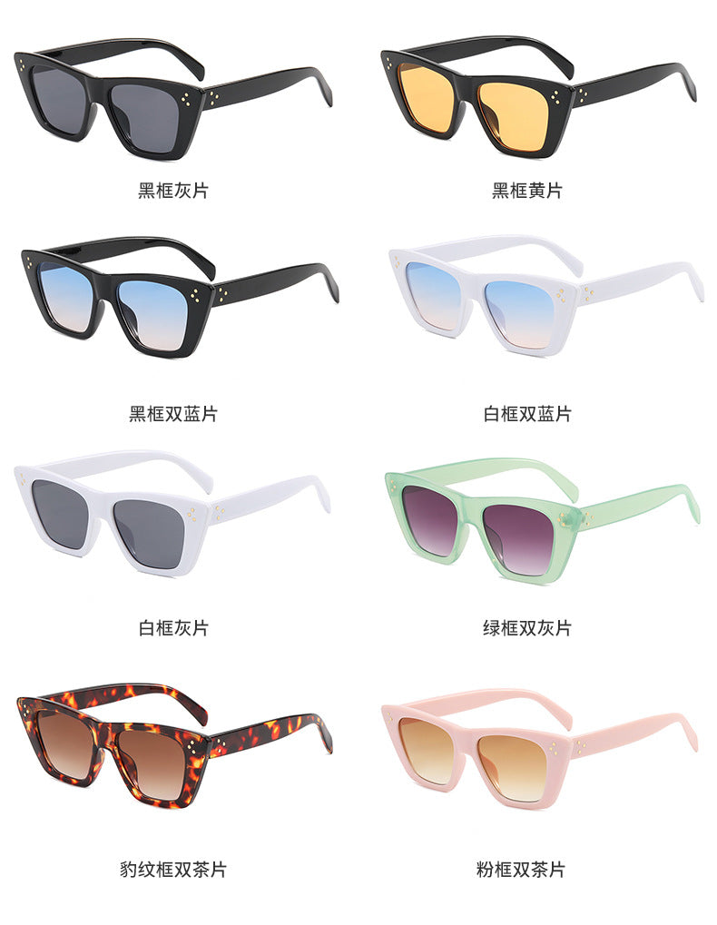 Dame motetrend Cat-Eye solbriller med UV-beskyttelse og stilfullt design Skanto
