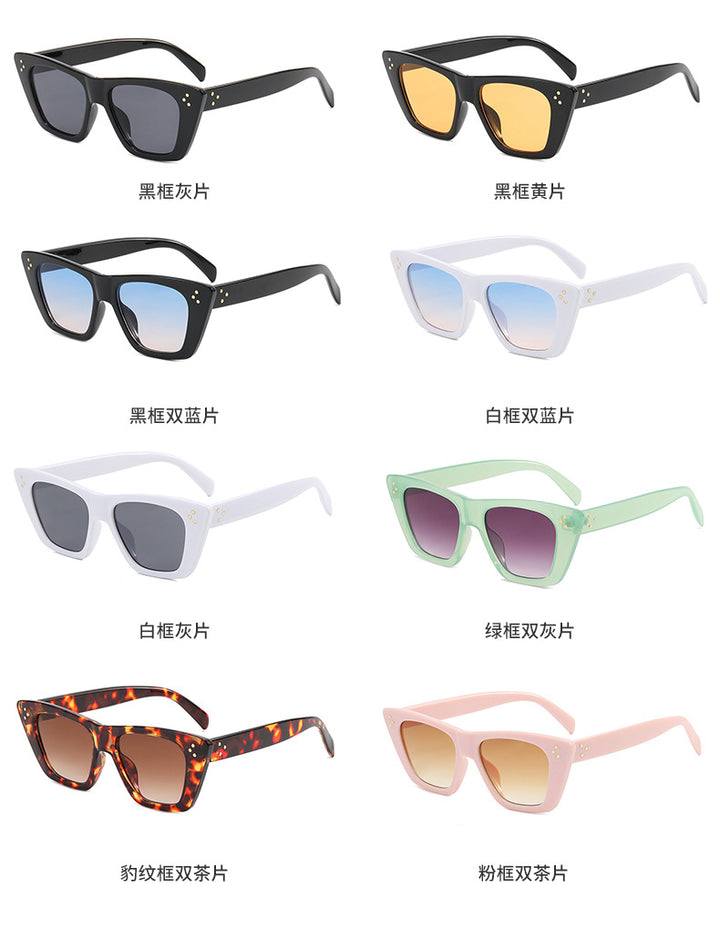 Dame motetrend Cat-Eye solbriller med UV-beskyttelse og stilfullt design Skanto