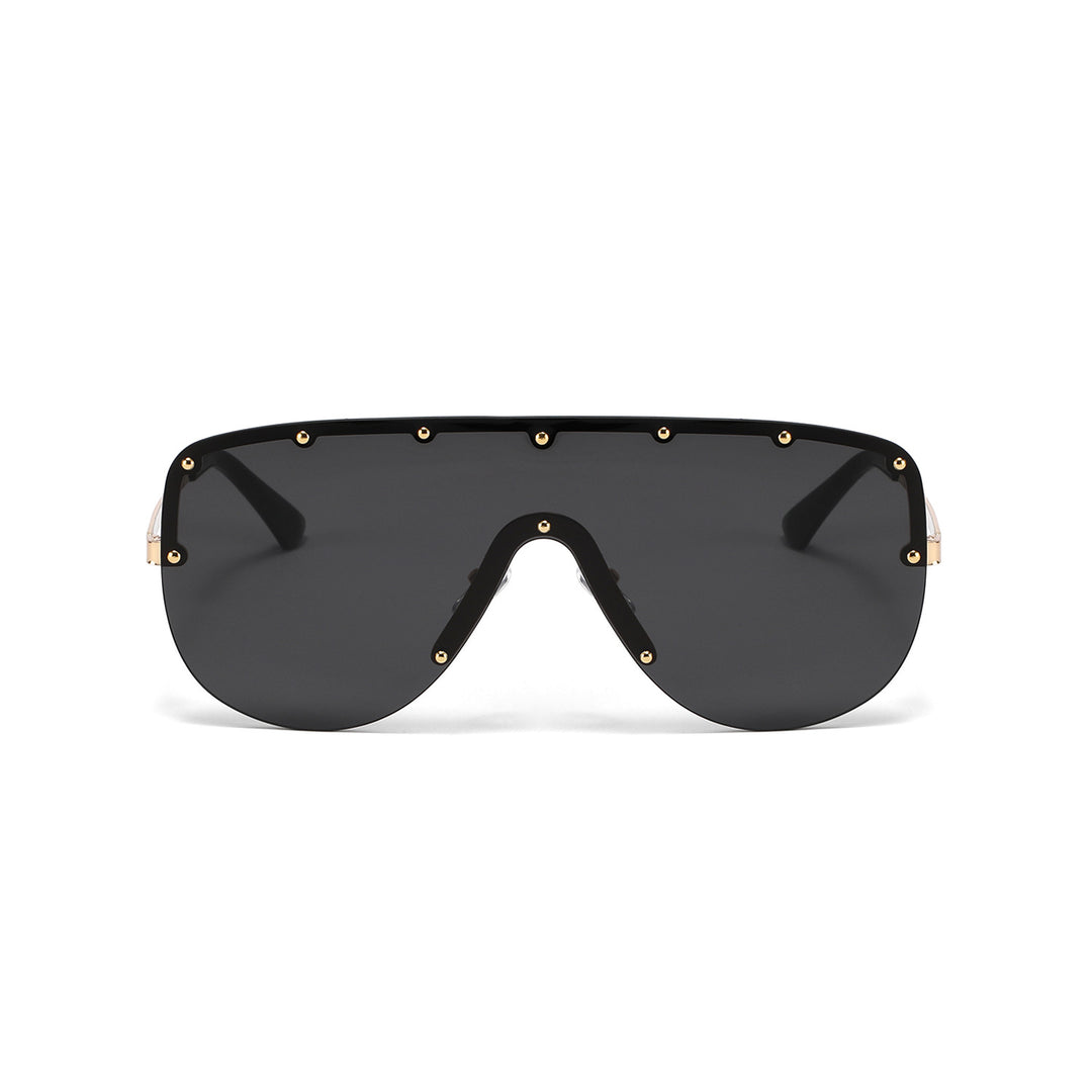 Damer futuristisk oversized solbrille Skanto