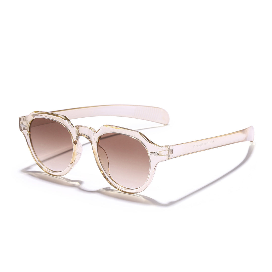 Dame solbrille med stillegående og unik ramme Skanto