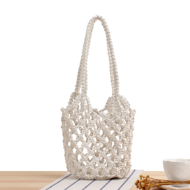 Trendy Makramee-Strandveske Skanto