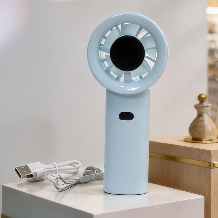 Dame bærbar mini-håndvifte med innovativt design Skanto