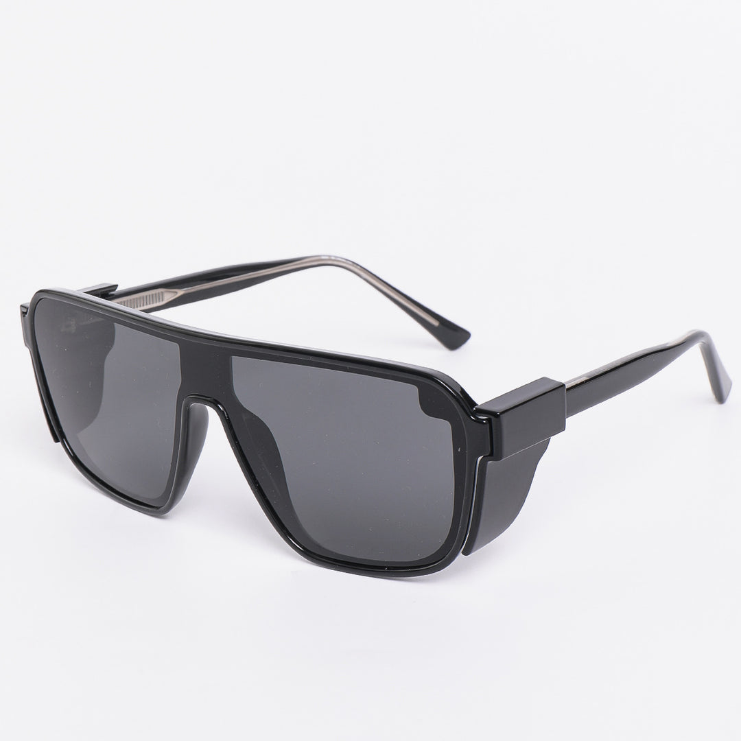 Dame sporty solbriller i futuristisk design med fargede linser Skanto