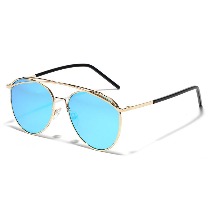 Dame Aviator Solbriller med elegant metallramme Skanto